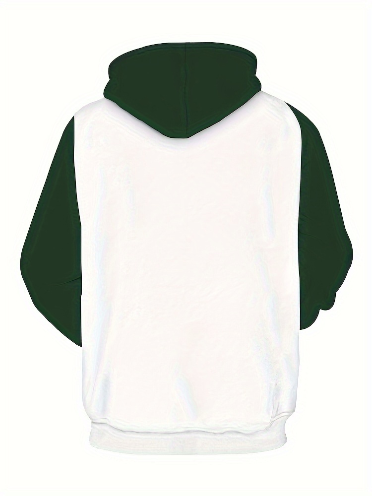 mens plus size long sleeve hoodie casual stylish hooded pullover details 7