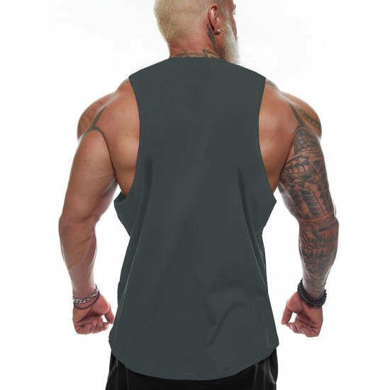 Men'S Dandelion Musical Notes Graphic Tank Top, Quick Dry Mesh Polyester Sports Shirt, Crew Neck, Regular Fit, Geometric Pattern, Slight Stretch, with Knit Fabric for Summer Wear Men'S Dandelion Musical Notes Graphic Tank Top, Quick Dry Mesh Polyester Sports Shirt, Crew Neck, Regular Fit, Geometric Pattern, Slight Stretch, with Knit Fabric for Summer Wear