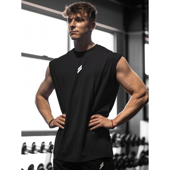Men's Athletic Tank Top - Sleeveless, Breathable Polyester, Perfect for Gym & Casual Wear Men's Athletic Tank Top - Sleeveless, Breathable Polyester, Perfect for Gym & Casual Wear
