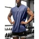 Men's Athletic Tank Top - Sleeveless, Breathable Polyester, Perfect for Gym & Casual Wear Men's Athletic Tank Top - Sleeveless, Breathable Polyester, Perfect for Gym & Casual Wear