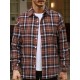 Plus Size Men's Plaid/Striped Shirt Spring Fall Winter Long Sleeve Shirt, Men's Clothing Plus Size Men's Plaid/Striped Shirt Spring Fall Winter Long Sleeve Shirt, Men's Clothing