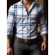 Plus Size Men's Plaid Pattern Long Sleeve Shirt - Slim Fit, Relaxed Casual Style, Ideal for Preppy Occasions, Versatile and Comfortable Wear Plus Size Men's Plaid Pattern Long Sleeve Shirt - Slim Fit, Relaxed Casual Style, Ideal for Preppy Occasions, Versatile and Comfortable Wear