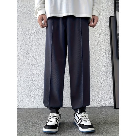 Men's Casual Loose Fit Drawstring Sweatpants For Casual Daily Wear Men's Casual Loose Fit Drawstring Sweatpants For Casual Daily Wear