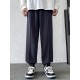 Men's Casual Loose Fit Drawstring Sweatpants For Casual Daily Wear Men's Casual Loose Fit Drawstring Sweatpants For Casual Daily Wear