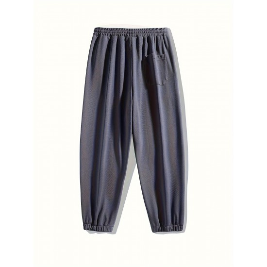 Men's Casual Loose Fit Drawstring Sweatpants For Casual Daily Wear Men's Casual Loose Fit Drawstring Sweatpants For Casual Daily Wear