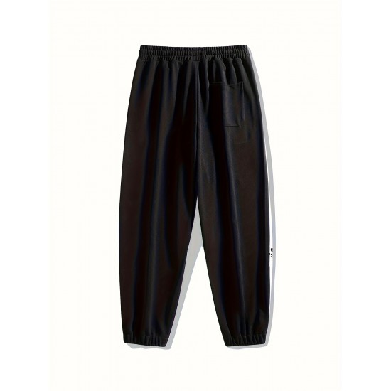 Men's Casual Loose Fit Drawstring Sweatpants For Casual Daily Wear Men's Casual Loose Fit Drawstring Sweatpants For Casual Daily Wear